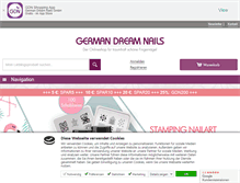 Tablet Screenshot of german-dream-nails.com